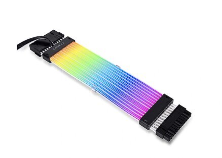 Lian Li Strimer Plus V2 24-Pin RGB Extension цена и информация | Korpusų priedai | pigu.lt