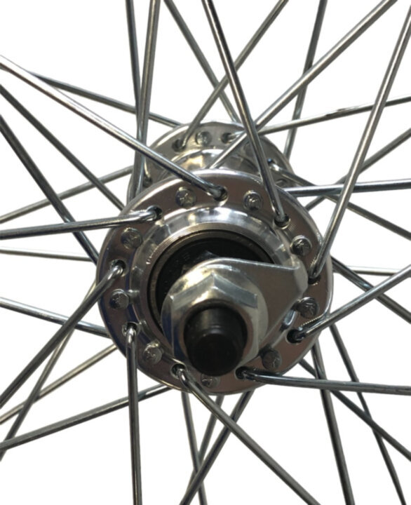 Priekiniai ratai 28", dvigubas aliuminio ratlankis, 622-18, 36H kaina ir informacija | Kitos dviračių dalys | pigu.lt