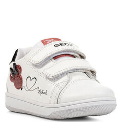 Geox laisvalaikio bateliai mergaitėms New Flick, balti kaina ir informacija | Sportiniai batai vaikams | pigu.lt