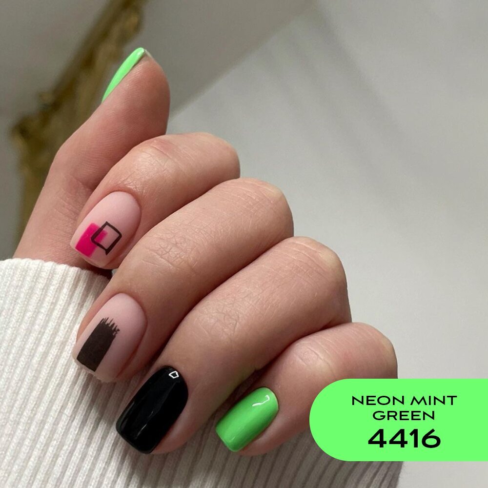 Gelinio nagų lako rinkinys Sincero Salon Neon Dream, 6 vnt. x 6 ml kaina ir informacija | Nagų lakai, stiprintojai | pigu.lt