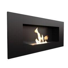 Biožidinis Kratki Delta2 Black. 2.5 kW цена и информация | Камины | pigu.lt