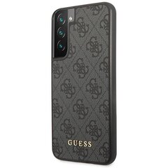 Guess GUHCS23SG4GFGR S23 S911 szary|grey hardcase 4G Metal Gold Logo цена и информация | Чехлы для телефонов | pigu.lt