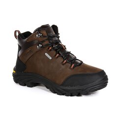 Мужские кожаные водонепроницаемые прогулочные ботинки Regatta Burrell - коричневые 5057538133064 цена и информация | Мужские ботинки | pigu.lt