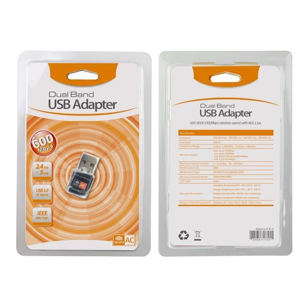 Adapteris RoGer RTL8811cu USB WiFi 802.11ac kaina ir informacija | Adapteriai, USB šakotuvai | pigu.lt