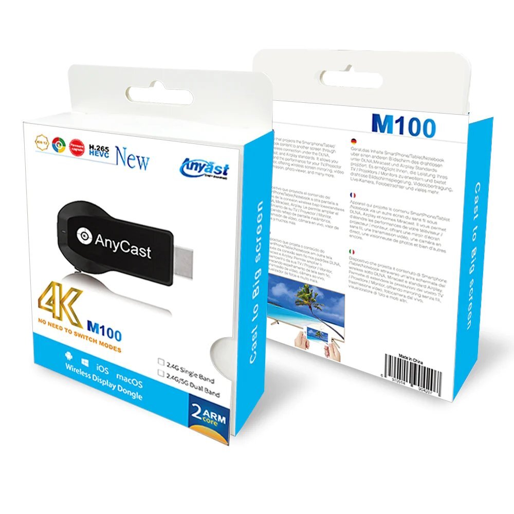 AnyCast M100 kaina ir informacija | Adapteriai, USB šakotuvai | pigu.lt