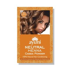 Augaliniai bespalviai plaukų dažai-kondicionierius Neutral Henna Cassia Ayumi, 100g kaina ir informacija | Plaukų dažai | pigu.lt