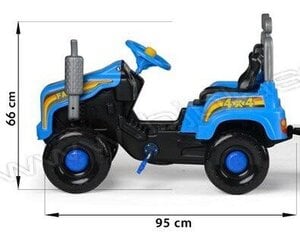 Vaikiškas minamas traktorius, raudonas kaina ir informacija | Žaislai berniukams | pigu.lt