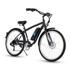 Elektrinis dviratis Huffy Everett Plus 27.5", juodas kaina ir informacija | Elektriniai dviračiai | pigu.lt