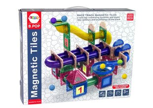 Lenktynių trasa kamuoliukams Lean Toys Magnetic Blocks kaina ir informacija | Žaislai berniukams | pigu.lt