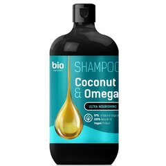 Plaukų šampūnas su kokoso aliejumi ir Omega 3 Bio Naturell, 946 ml kaina ir informacija | Šampūnai | pigu.lt