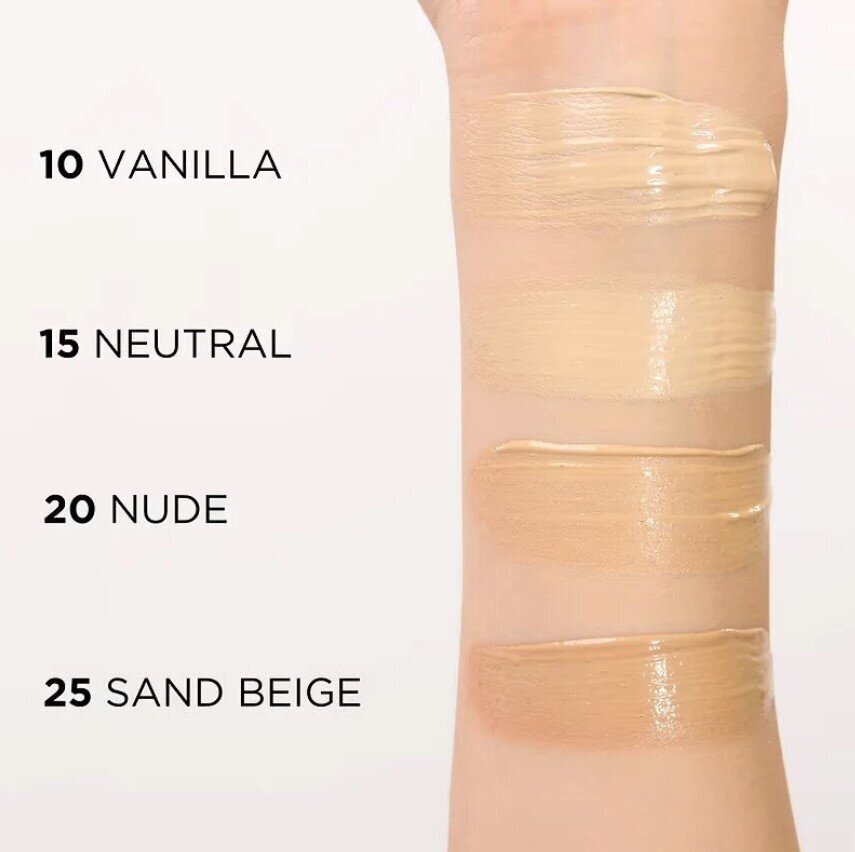 Makiažo pagrindas Eveline Wonder Match Lumi Skin Absolute Glow SPF20 10 Vanilla, 30 ml цена и информация | Makiažo pagrindai, pudros | pigu.lt