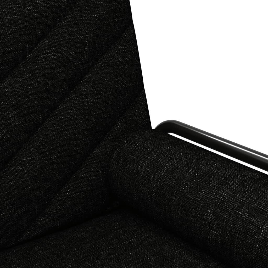 Sofa-lova su porankiais, juoda kaina ir informacija | Sofos | pigu.lt