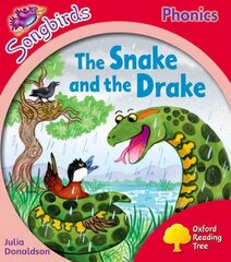 Oxford Reading Tree Songbirds Phonics: Level 4: The Snake and the Drake, Level 4 kaina ir informacija | Knygos paaugliams ir jaunimui | pigu.lt