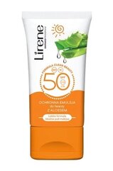 Apsauga nuo saulės veidui Lirene SPF 50+, 50 ml kaina ir informacija | Kremai nuo saulės | pigu.lt