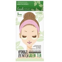 Hidrogelinė paakių kaukė su žaliosios arbatos ekstraktu ir kolegenu Look At Me, 5 poros kaina ir informacija | Veido kaukės, paakių kaukės | pigu.lt