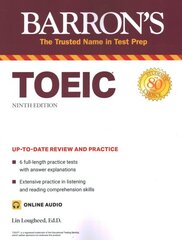 TOEIC (with online audio) Ninth Edition цена и информация | Энциклопедии, справочники | pigu.lt