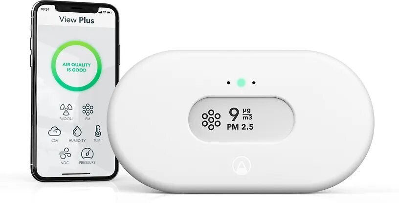 Meteorologinė stotelė Airthings View Plus kaina ir informacija | Meteorologinės stotelės, termometrai | pigu.lt