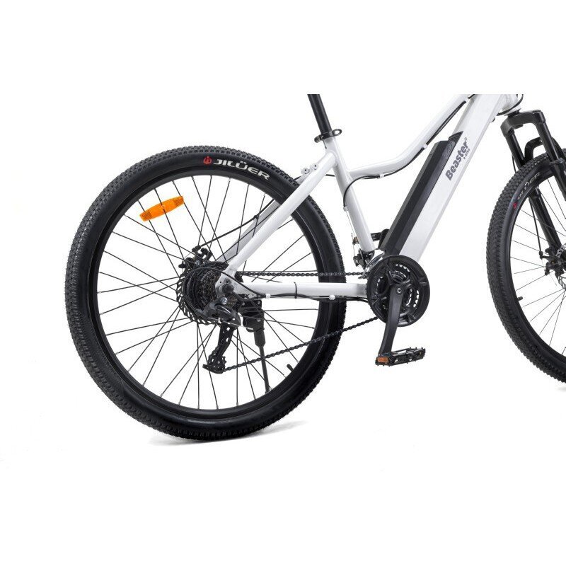 Elektrinis dviratis Beaster BS118W, 27.5", baltas kaina ir informacija | Elektriniai dviračiai | pigu.lt