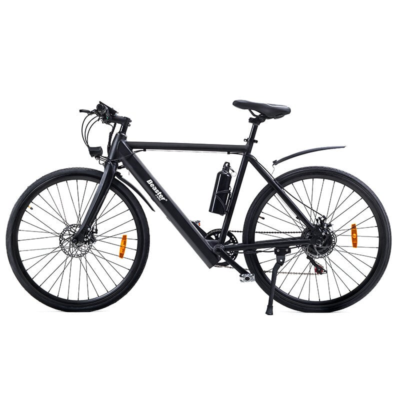 Elektrinis dviratis Beaster BS116B, juodas kaina ir informacija | Elektriniai dviračiai | pigu.lt