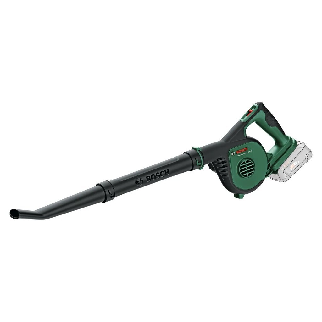 Akumuliatorinis lapų pūstuvas Bosch Universal LeafBlower 18V-130 Solo kaina ir informacija | Lapų siurbliai, šakų smulkintuvai, trinkelių valytuvai | pigu.lt