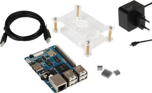 Banana Pi M2 Berry 1 Gt - All-in-One KIT kaina ir informacija | Atviro kodo elektronika | pigu.lt