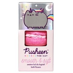 Vonios bombų rinkinys Pusheen The Cat Bath Fizzers Smooth & Soft, 3 x 50 g цена и информация | Масла, гели для душа | pigu.lt