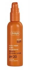 Aliejus nuo saulės Ziaja Sopot Sun Dry Oil-Gel for Tanning Waterproof Sandproof SPF 20, 90ml kaina ir informacija | Kremai nuo saulės | pigu.lt