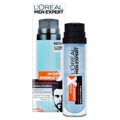 Drėkinamasis barzdos gelis vyrams L'Oreal Paris Men Expert Hydra Energetic 50 ml kaina ir informacija | Veido kremai | pigu.lt