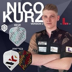 Sparneliai L-style L1 Pro Nico Kurz, įvairių spalvų цена и информация | Дартс | pigu.lt