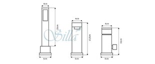 Vonios maišytuvas Silla S-1032B цена и информация | Смесители | pigu.lt