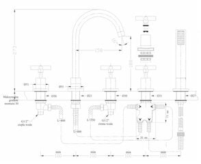 Vonios maišytuvas Silla SEM-1104 цена и информация | Смесители | pigu.lt