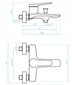 Vonios maišytuvas Silla SEM-1120 kaina ir informacija | Vandens maišytuvai | pigu.lt