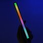 RGB USB LED garso atsako daugiaspalvis neoninis šviestuvas, juodas цена и информация | Dekoracijos šventėms | pigu.lt