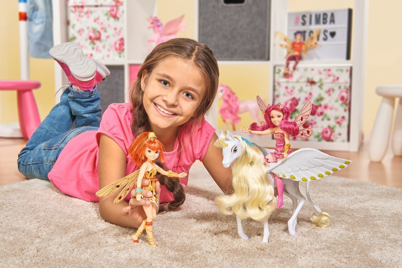 Simba Mia ir aš Pasakų lėlė su judančiais sparnais, 23 cm цена и информация | Žaislai mergaitėms | pigu.lt