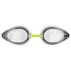 Plaukimo akiniai Arena Track Racing White/Clear/Blue kaina ir informacija | Plaukimo akiniai | pigu.lt