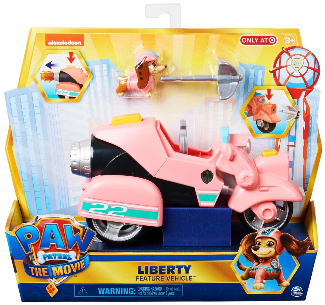 Transporto priemonė Liberty + figūrėlė Spin Master Paw Patrol (Šunyčiai Patruliai) The Movie kaina ir informacija | Žaislai berniukams | pigu.lt