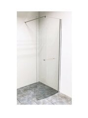 Pusapvalė dušo sienelė VAN MARCKE SIPI 80, su sieniniu laikikliu kaina ir informacija | Dušo durys ir sienelės | pigu.lt