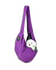 Krepšys augintiniams Lauren Design Premium Sara, violetinis kaina ir informacija | Transportavimo narvai, krepšiai | pigu.lt