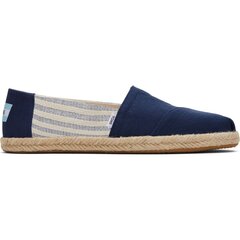 TOMS Recycled Cotton Stripes Women Alpargata Rope 227334 цена и информация | Женские туфли | pigu.lt