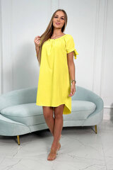 Suknelė moterims 24354, geltona kaina ir informacija | Suknelės | pigu.lt