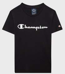 Champion детская футболка 306285*KK001, черный 8054112978667 цена и информация | Мужские футболки | pigu.lt