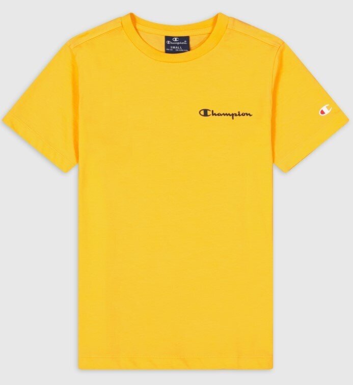 Champion marškinėliai moterims 306292*OS041, geltoni kaina ir informacija | Marškinėliai moterims | pigu.lt