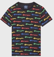 Champion детская футболка 306295*KL001, черный 8054112982435 цена и информация | Рубашки для мальчиков | pigu.lt