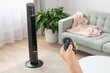 Bokštinis ventiliatorius Sencor SFT 4207BK SmartBreeze Wi-Fi, App, Touch control, Timer, remote kaina ir informacija | Ventiliatoriai | pigu.lt