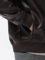 куртка - темно-коричневая v1 om-jafl-0109 цена и информация | Мужские куртки | pigu.lt