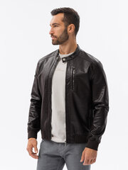 куртка - темно-коричневая v1 om-jafl-0109 цена и информация | Мужские куртки | pigu.lt