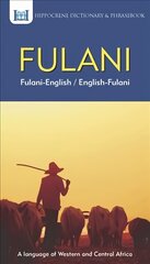 Fulani-English/ English-Fulani Dictionary & Phrasebook kaina ir informacija | Užsienio kalbos mokomoji medžiaga | pigu.lt