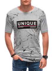 мужская футболка s1793 - темно-серая цена и информация | Мужские футболки | pigu.lt