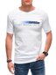 Marškinėliai vyrams Edoti 121391-7, balti цена и информация | Vyriški marškinėliai | pigu.lt