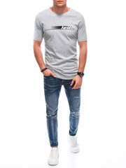 мужская футболка s1799 - темно-серая цена и информация | Футболка мужская | pigu.lt